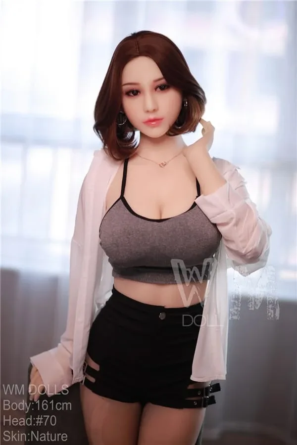 Lifelike Life-size Beautiful Asian Japanese Sex Doll Hermione 161cm view 3