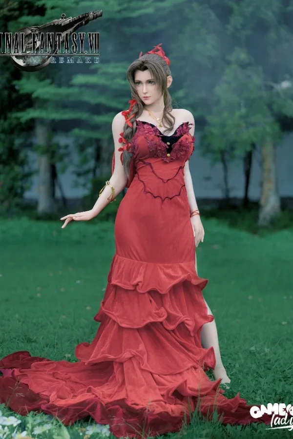 Final Fantasy VII Silicone Sex Doll Aerith 168cm view 4