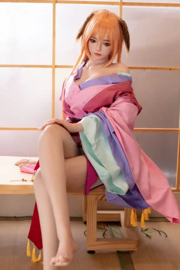 Cute Anime Sex Doll Savanna 150cm (Silicone Head) – Replaceable with Head and Body view 2