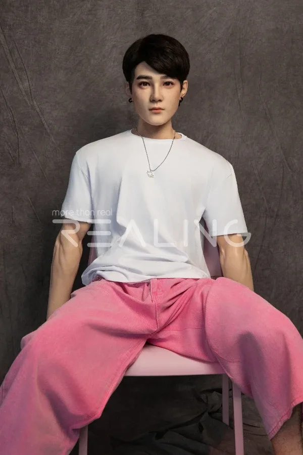 New Handsome Muscle Silicone Male Sex Doll Elliot 175cm view 3