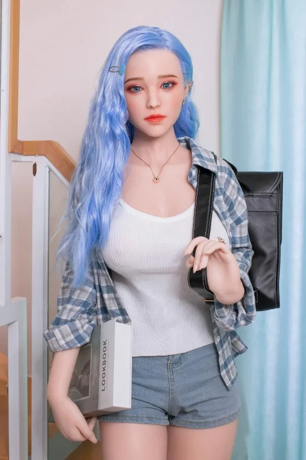 Blue Hair Full Silicone Sex Doll Sierra 170cm (Replaceable with Head and Body)