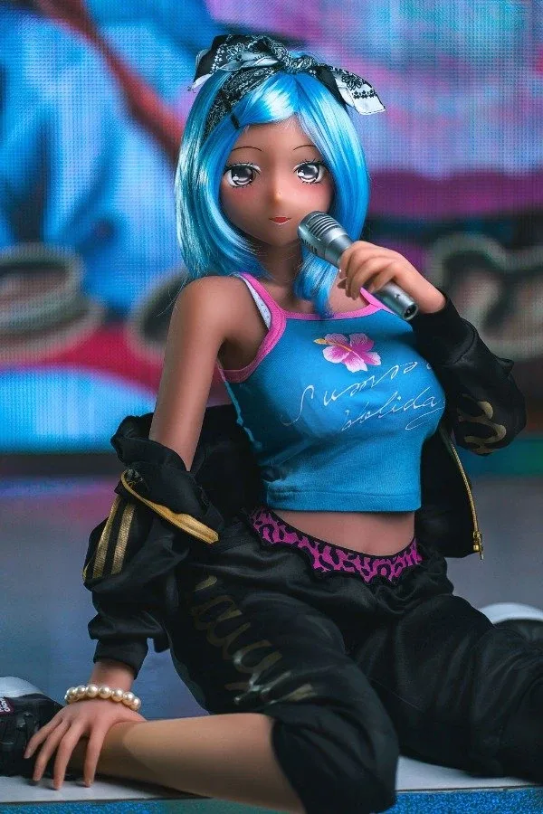 New Blue Hair Sex Doll Journey 155cm view 2