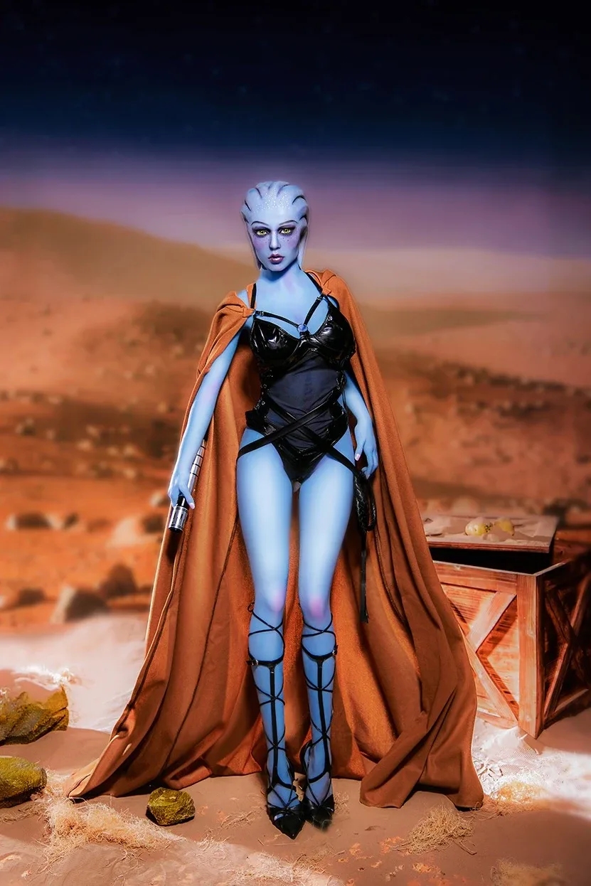 Blue Skin Alien Sex Doll Isabella 156cm view 6