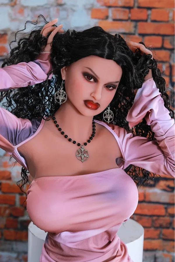 Busty Black Hair MILF Sex Doll Sarai 158cm view 4