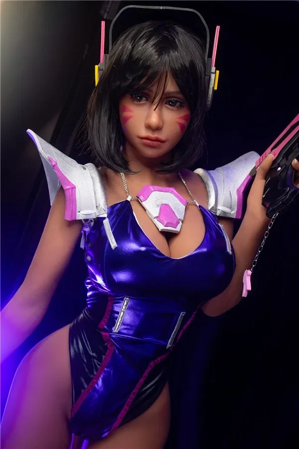 2021 New Sexy Busty Anime Overwatch DVA Sex Doll Isabella 148cm view 4