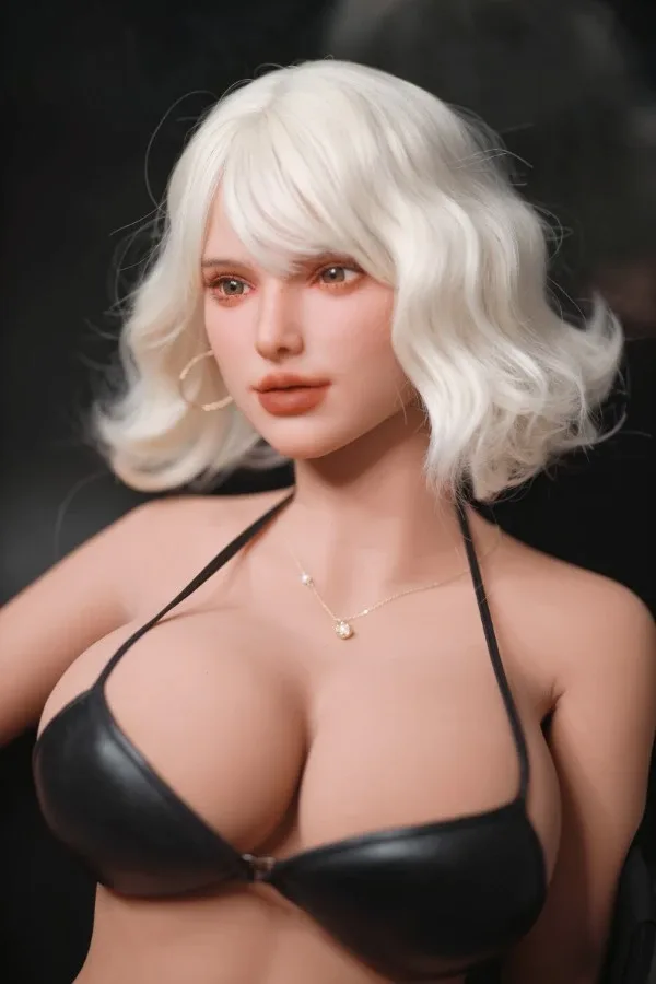 Silver Short-haired Busty Female Sex Doll Sex Doll Sage 166cm view 4