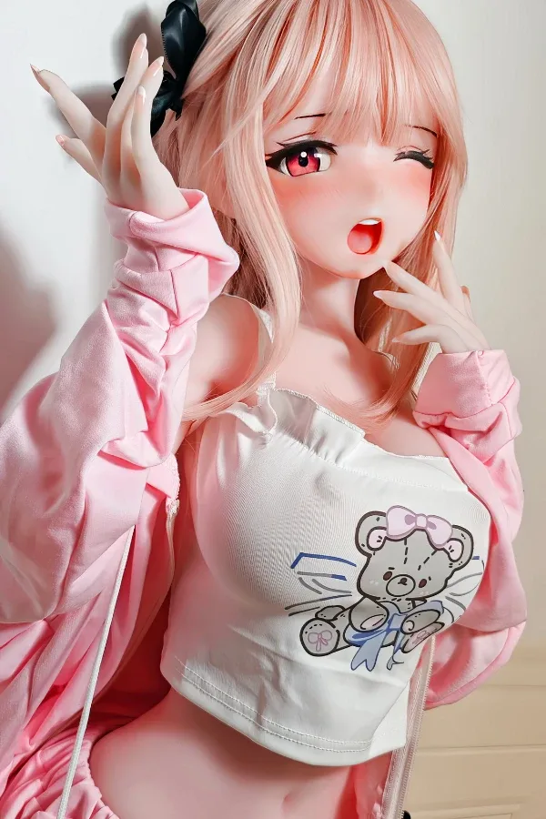 Playful Winking Japanese Anime Sex Doll lchigotani Koi 148cm
