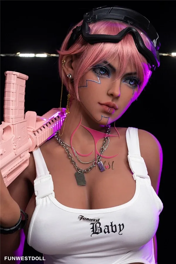 Sexy Pink Short Hair Fantasy Anime Sex Doll Katherine 162cm view 5