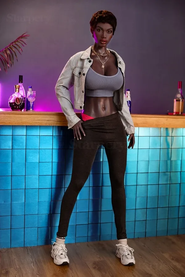 Realistic Tall African Black Sex Doll Keisha 174cm view 5