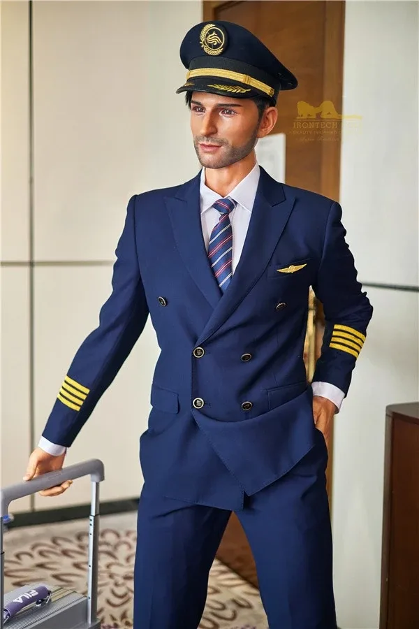 Silicone Material Pilot Male Sex Doll Dominic / 5ft 9.3 view 3