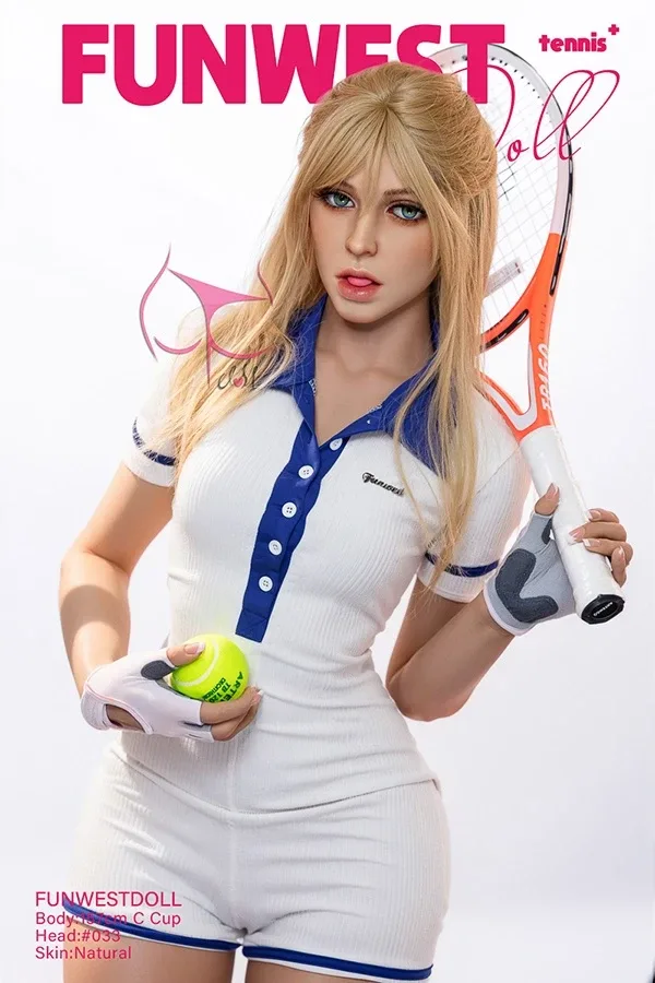 Full Size Blonde Sporty Sex Doll Mckenna 157cm view 3
