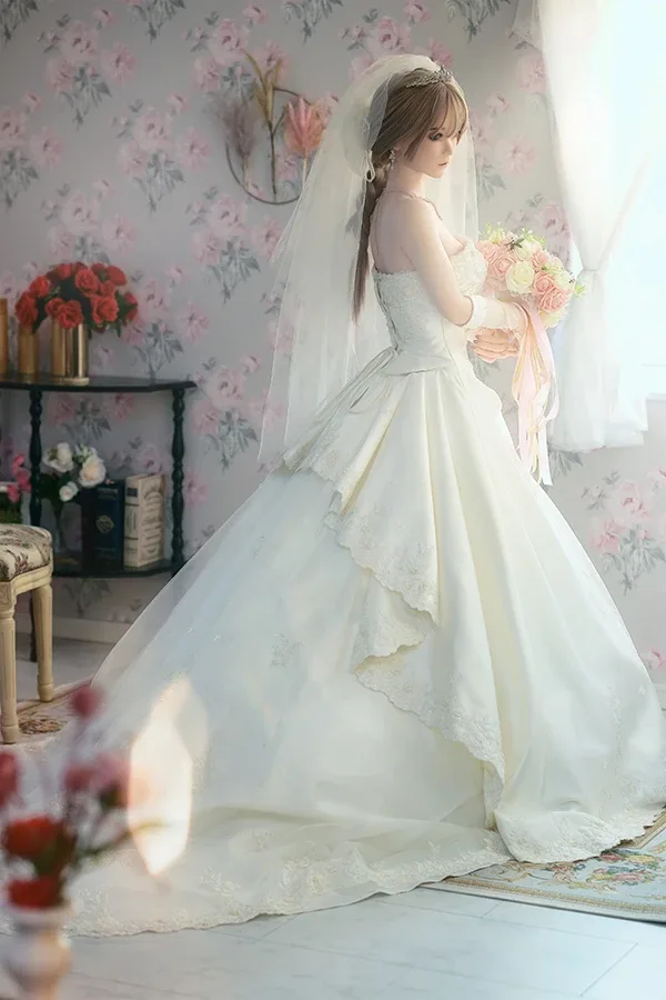 Beautiful Asian Bride Sex Doll Marry 150cm view 4