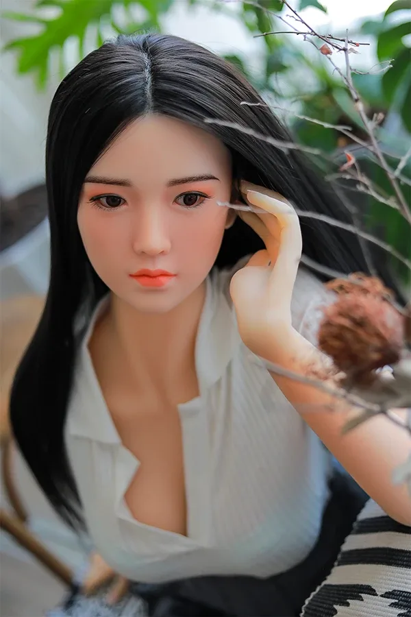 Innocent Brunette Japanese Sex Doll Joy 170cm (Silicone Head) view 4