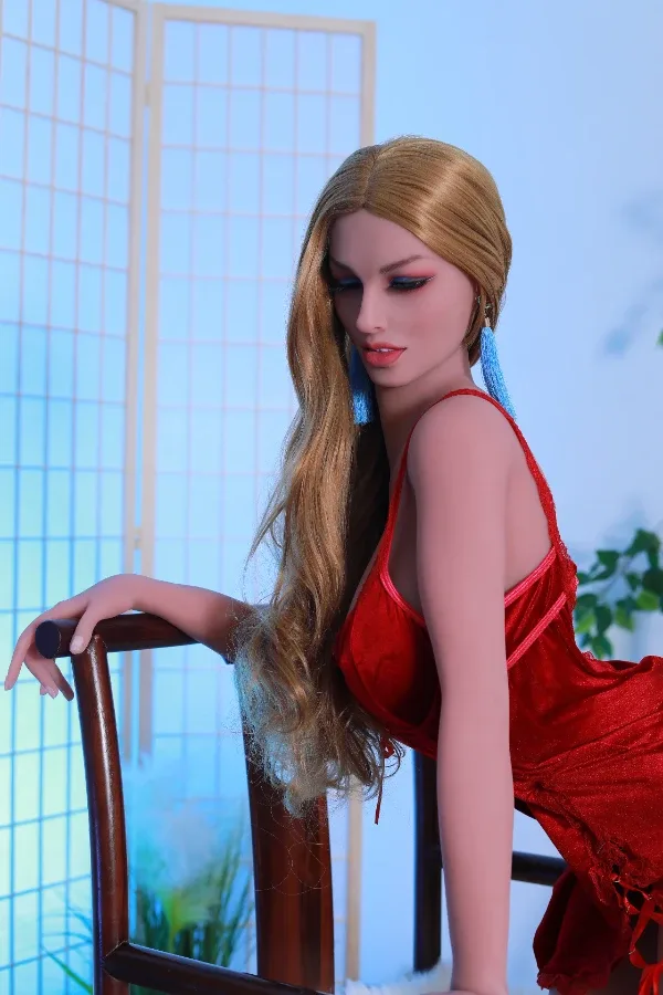 Super Sexy Blonde Orgasm Face Sex Doll Lana 158cm view 5