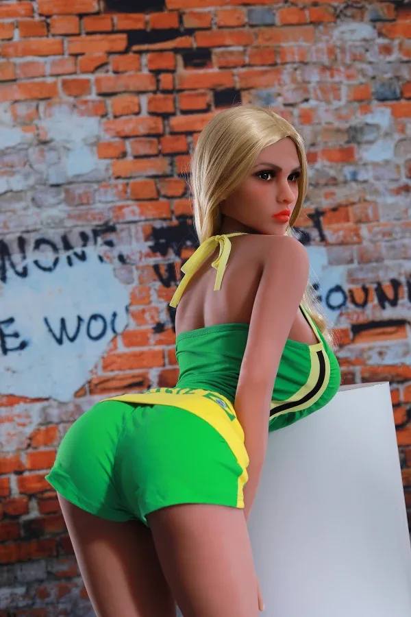 Busty Blonde American Sex Doll Roselyn 158cm view 5