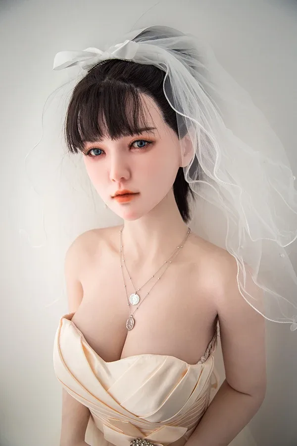 Korean Brunette Bride Sex Doll Dena 162cm view 5
