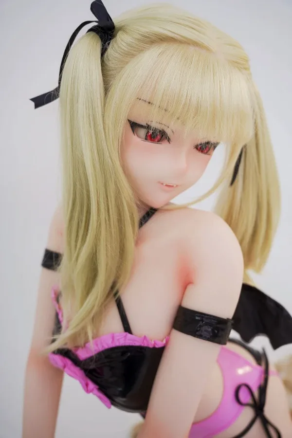 Silicone Blonde Anime Sex Doll Abby 148cm view 6