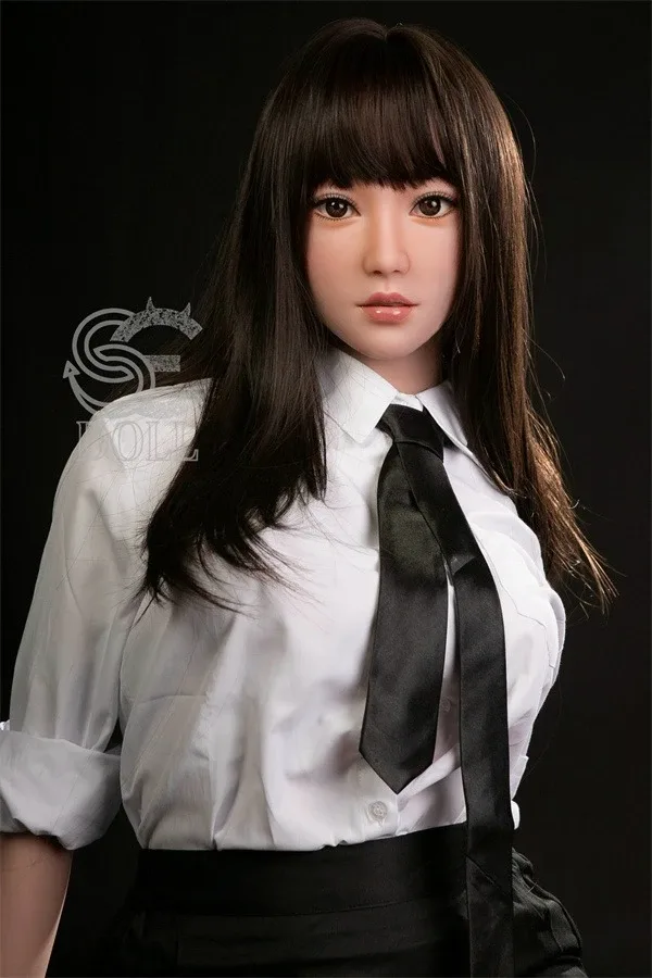 Lifelike Secretary Japanese Sex Doll Adalyn 163cm view 4