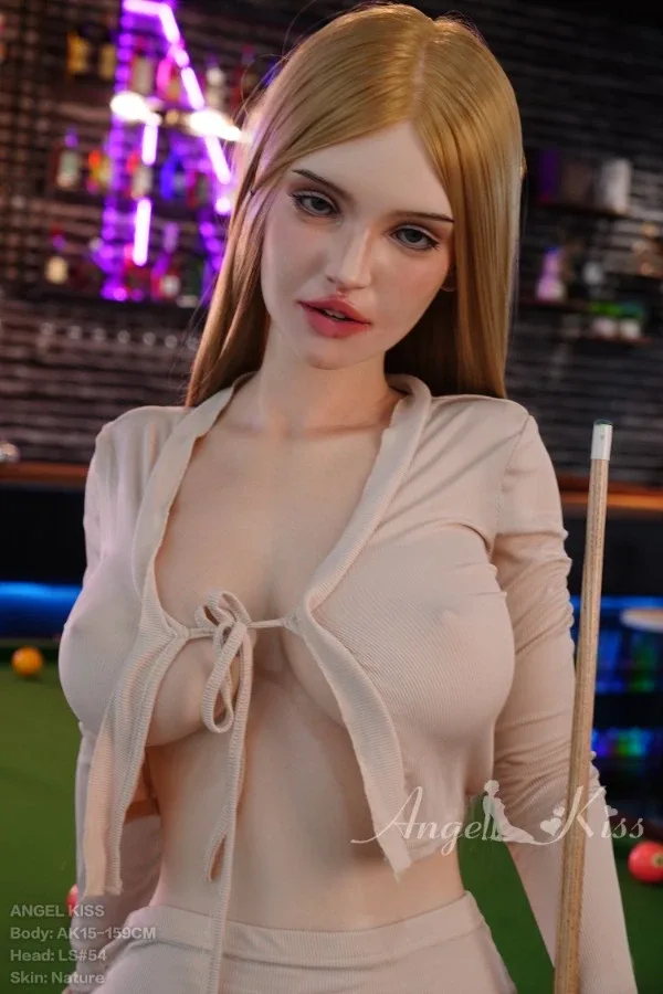 Sexy Blonde Billiards Coach Sex Doll Nanci 159cm view 2
