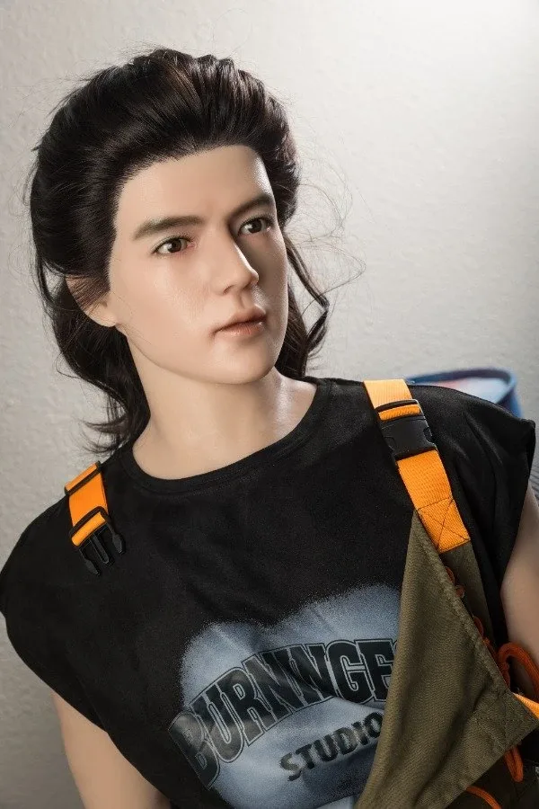 Gentle Handsome Silicone Male Doll Andrew 177cm / 6ft view 2