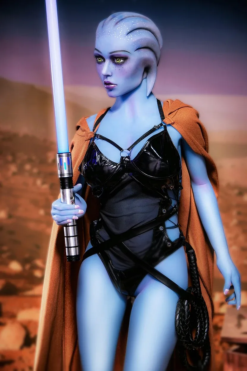 Blue Skin Alien Sex Doll Isabella 156cm view 2