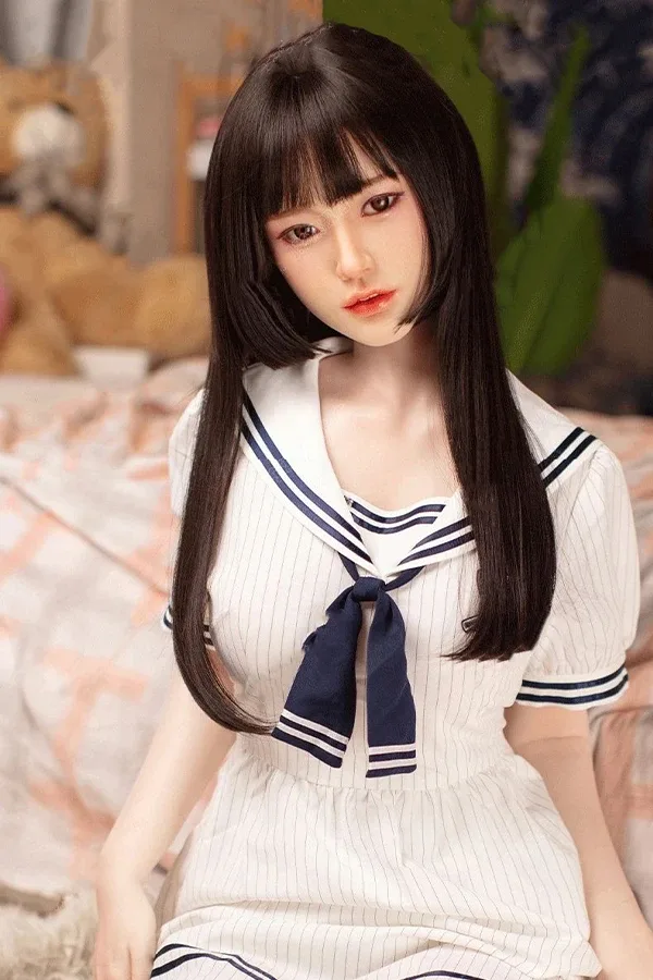 Brunette Asian Sex Doll Kinslee 160cm (Silicone Head) – Replaceable with Head and Body view 2
