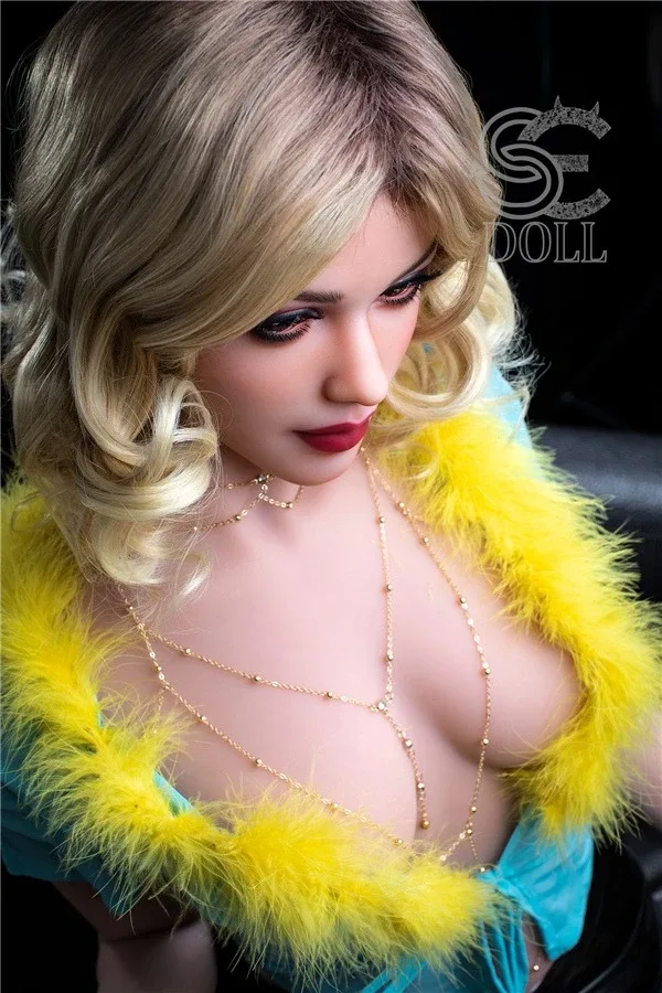 Blonde Curly Sex Doll Braelynn 163cm view 6