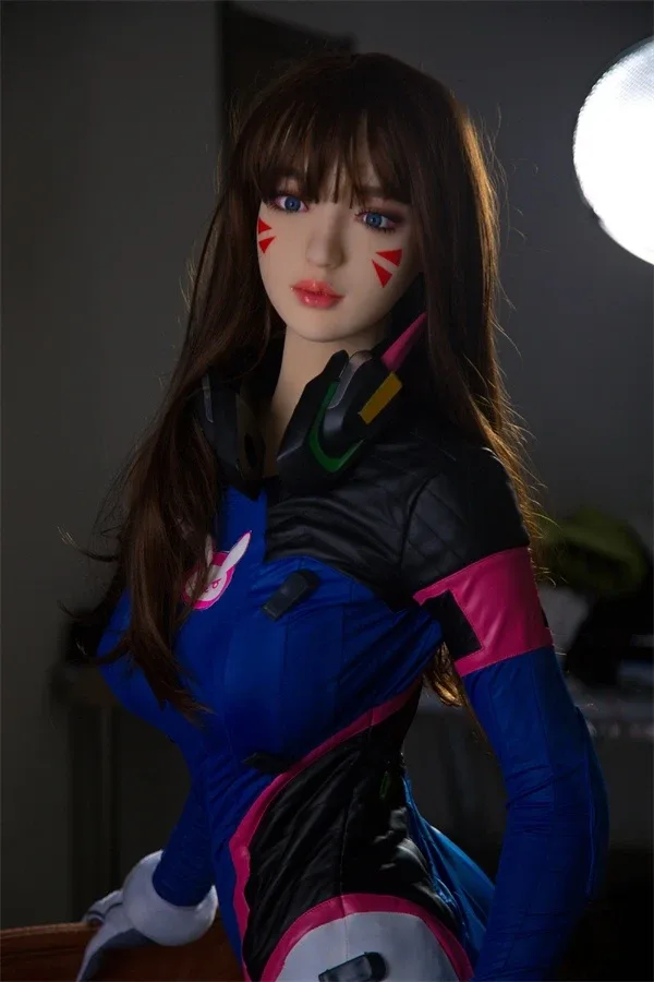 Lifelike Overwatch COS DVA Sex Doll Shelby 168cm