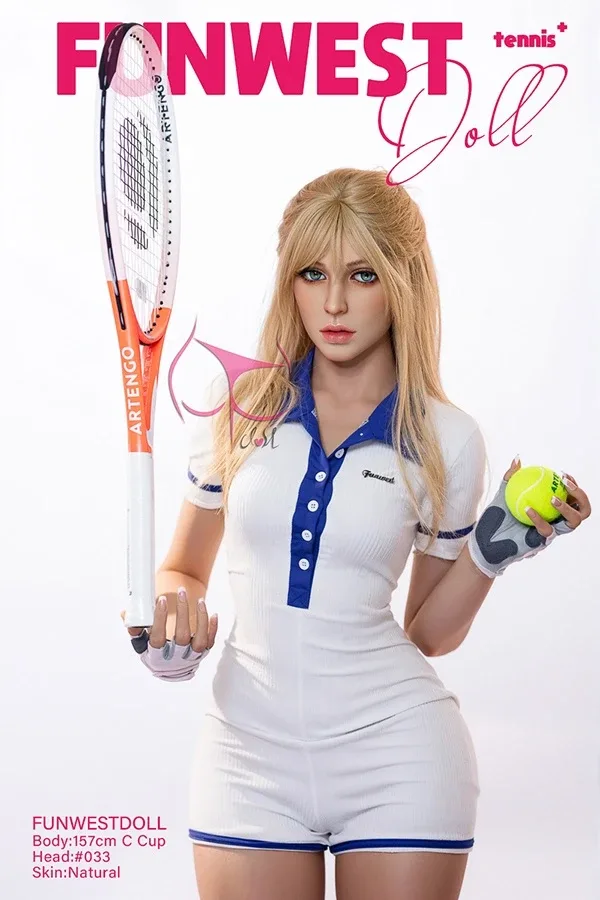Full Size Blonde Sporty Sex Doll Mckenna 157cm view 5