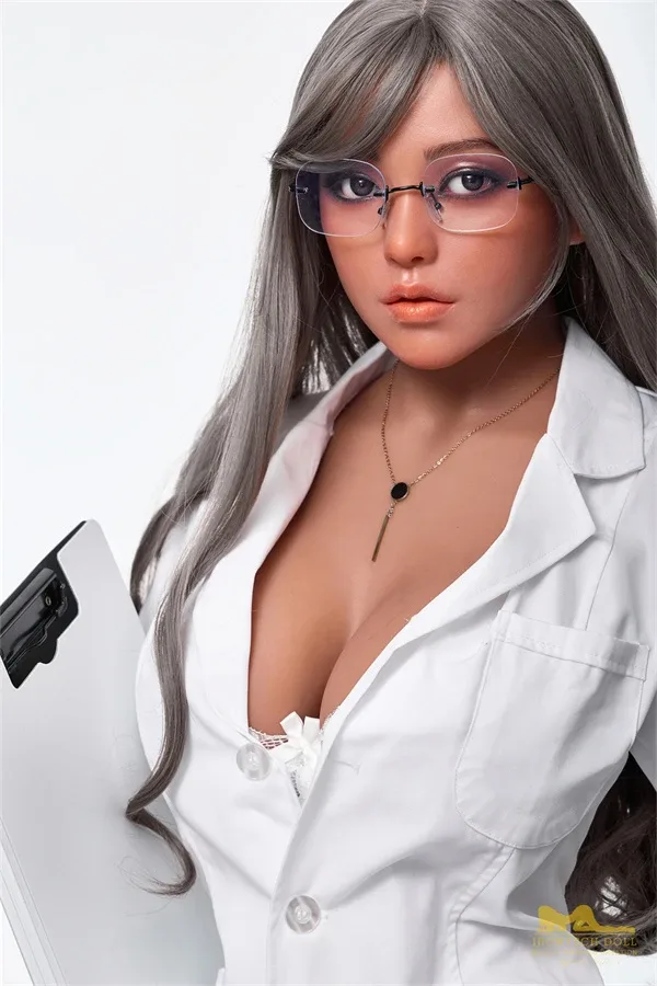 Silicone Big Boobs Role Play Doctor Sex Doll Lovie 164cm view 6