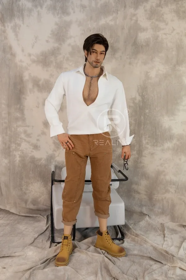 Super Realistic Handsome Sexy Tall Silicone Male Sex Doll Sebastian 186cm view 4