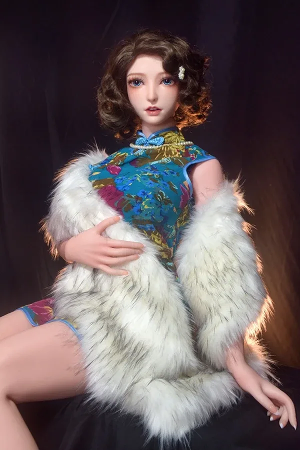 Realistic Life-Size Cheongsam Sex Doll Gianna 150cm view 4