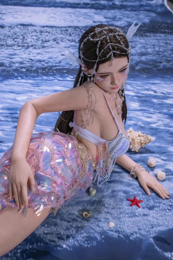 Full Silicone Mermaid Princess Anime Sex Doll Nalani 160cm (Replaceable with Head and Body) view 6