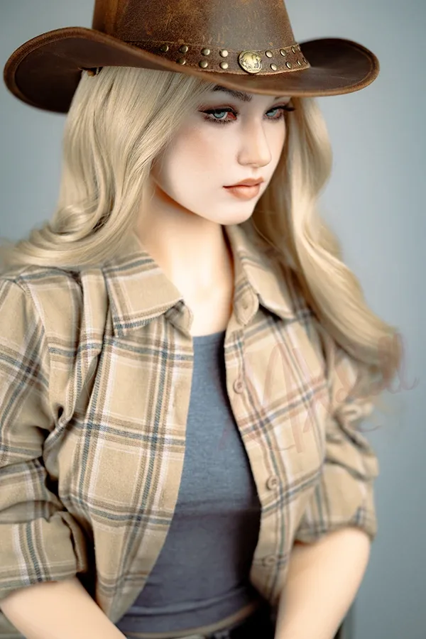 XNX Sino Silicone American Western Cowboy Sex Doll Gemma 160cm view 6