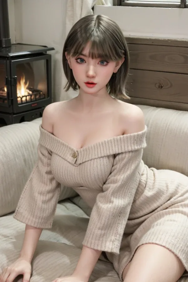 Short Hair Beauty Sex Doll Dortha 159cm view 4