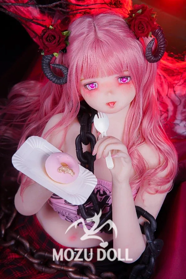 Red Haired Demon Anime Sex Doll Emma 145cm (Free Doll Same Clothes) view 4