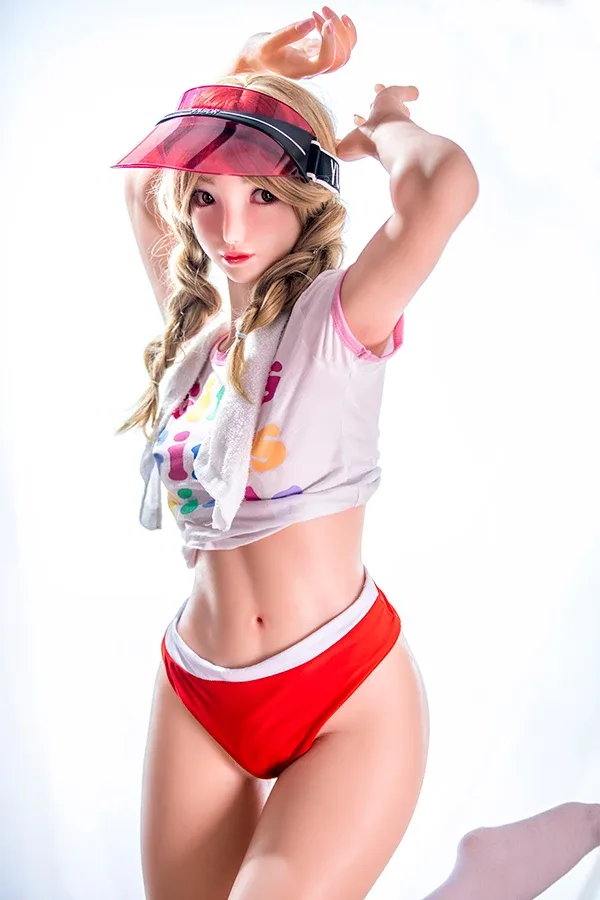 158cm B-cup Silicone Blonde Sex Doll Pao view 6
