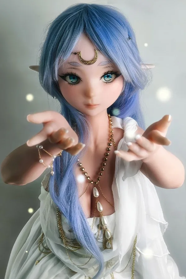 Blue Hair Elf Sex Doll Niwa Yui 148cm view 4