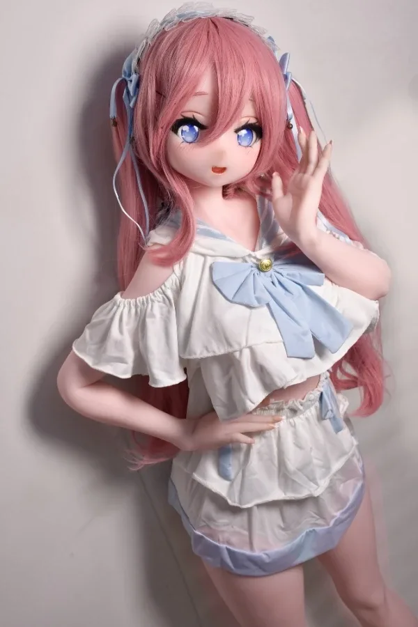 Super Cute Pink Hair Anime Manga Sex Doll Molly 148cm view 2