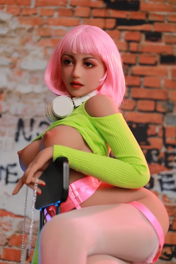 Sexy Pink Hair American Sex Doll Tiana 163cm view 2