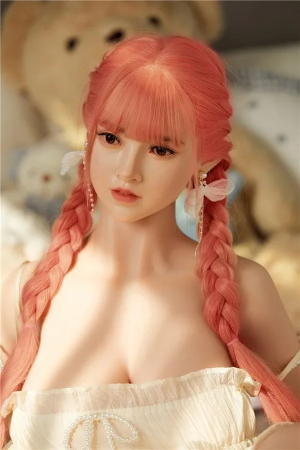 Pretty Pink Hair Busty Sex Doll Julianna 160cm view 6