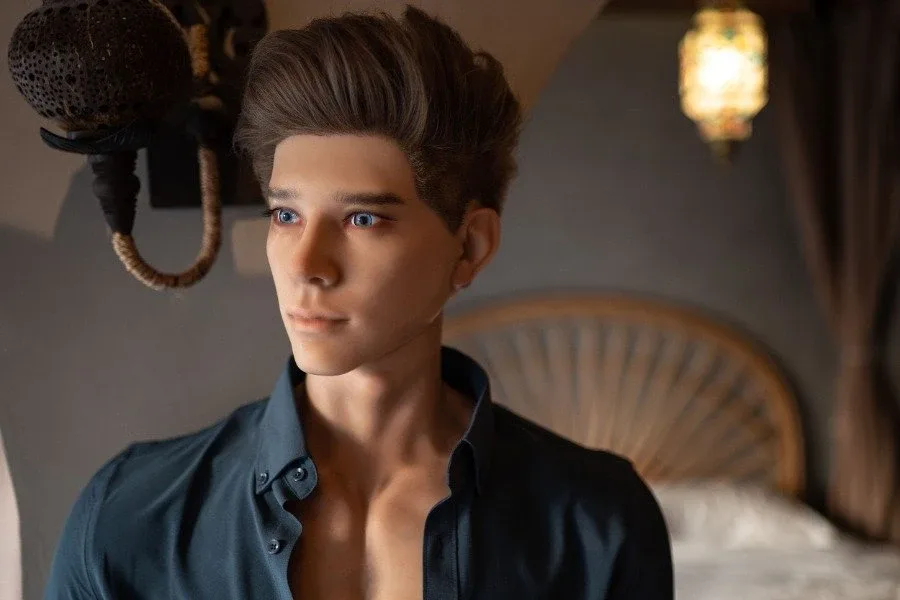 Real Life Silicone Male Sex Doll Thomas 175cm view 4