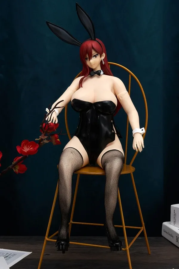 Redhead Fairy Tail Sex Doll Erza Scarlet 45cm (Free Clothes and Shoes) view 5