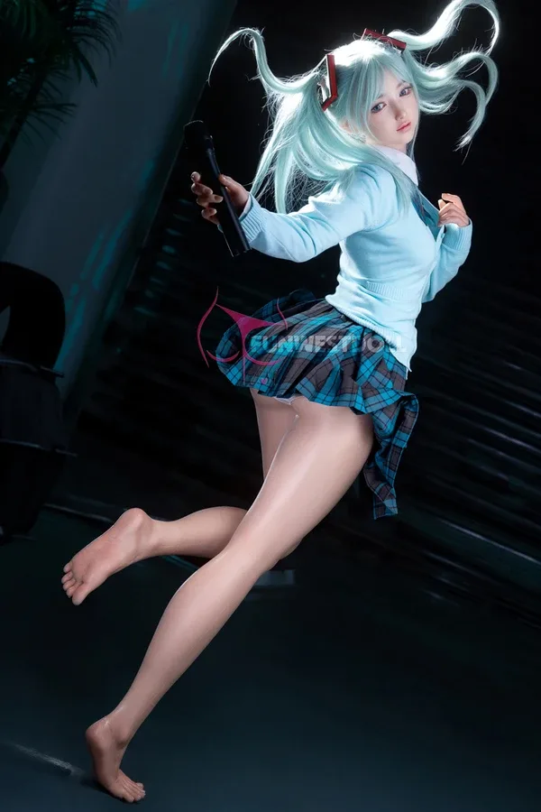 A Cup Big Butt Anime Hentai Silicone Sex Doll Amy 159cm (Soft Head, Free Clothes) view 5