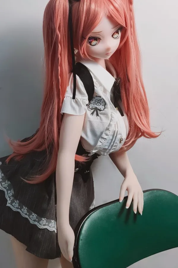 Red Hair Twin Tails Comic Sex Doll Mizutani Yuzu 148cm view 4