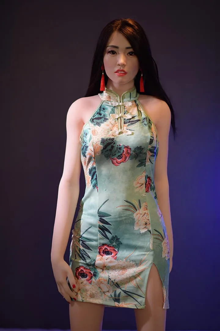 165cm sexiest Chinese black hair sex doll Cora