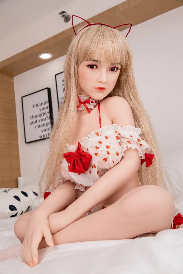 Attractive Blonde Sex Doll Aubree 161cm (Silicone Head) view 5