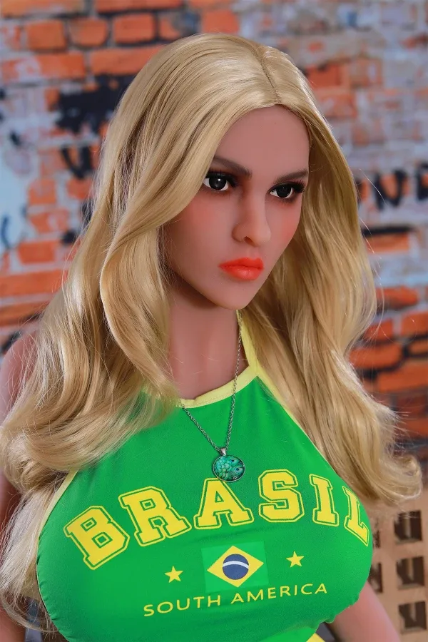 Busty Blonde American Sex Doll Roselyn 158cm view 4