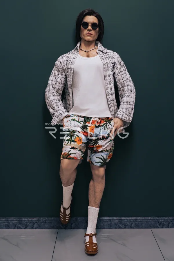 Sexy Gentle Silicone Male Sex Doll Leopold 180cm view 6