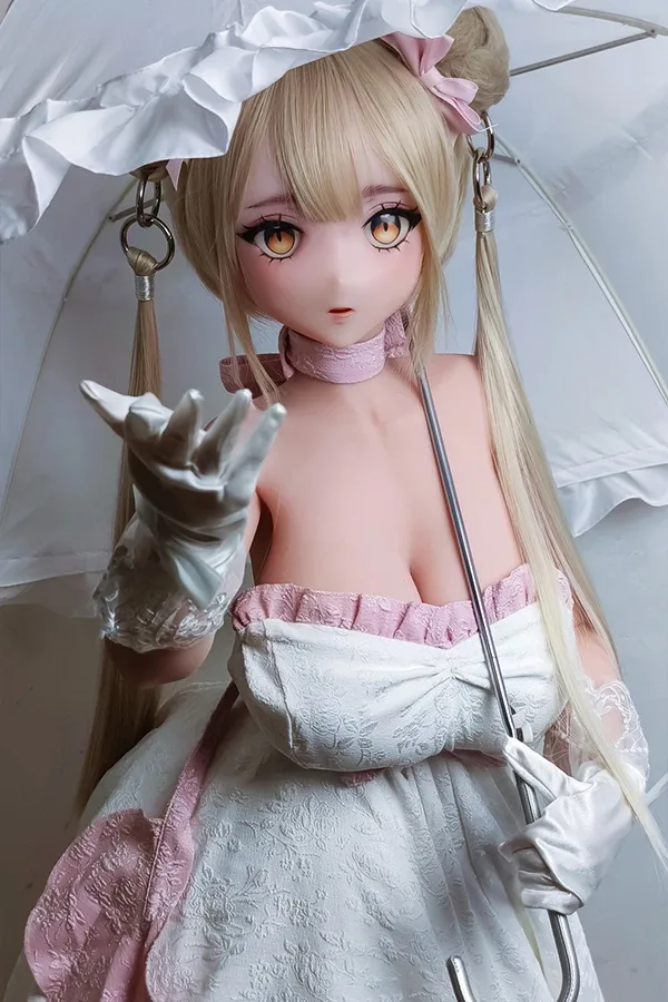 Blonde Pretty Anime Sex Doll Utashiro Shiori 148cm